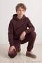 Brown Slogan Knitted Bottom - Top Set Tkdaw26Au00009 - 4