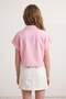 Pink Long Shirt Tkdss26Go00011 - 5
