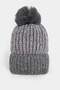 Gray Pompom Women's Beret Takaw27Br00004