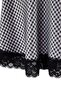 Black Thin Straps Plaid Pattern Satin Lace Detailed Fancy Nightgown/Babydoll Thmaw27Ll00028 - 2