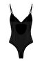 Black Jersey Regular Plain Bodysuit Thmaw27Bd00016 - 3