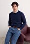 Navy Blue Regular/Normal Cut Soft Tuşe Basic Knitwear Sweater Tmnaw27Kz00029 - 2