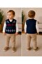 Anchor Patterned Baby Sweater - 5
