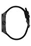 Mens Black/Gunmetal/Grey Square Analog Watch - 2
