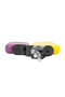 Double Sambago Bell Latin Music Yellow Purple Cowbell High Low Sound Knocker Drum Percussion Instrum - 6