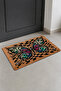 Door Mat 45X70Cm Non-Slip Base Decorative Indoor Outdoor Checkered Butterfly Patterned - 2