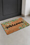 Door Mat 45X70Cm Non-Slip Base Decorative Indoor Outdoor Eucalyptus Leaves - 2