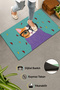 Aristocratic Cat Green Colored Welcome Doormat 45X70Cm - 3