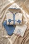 Baby Teddy Bear Hooded Quilted Jacket, Cotton Padded Bodysuit and Ribbed Bottom Tracksuit 3-Piece Combination Set - Ek - 4