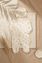 Little Bowknot Detailed Boneli Baby Girl Jumpsuit. Footed 100% Cotton 0-3 Months - 7