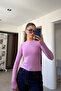 Finger-Loop Long Sleeve Bodysuit - PINK - 5