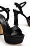 Retro Flat Band Platform Heeled Shoes - 4