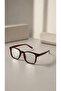 Galaxy- Blue Light Protection Glasses Optical Compatible Burgundy Frame Square Screen Protector Glasses - 3