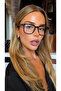 Galaxy- Blue Light Protection Glasses Optical Compatible Leopard Frame Square Screen Protector Eyeglasses - 3