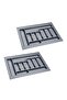 2 Drawer Cutlery 67 X 49 cm Gray Kitchen Drawer Organizer - 3