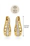 Velora Glow Xuping Women's Steel Earrings Non-Tarnish Rose Gold Color - 3