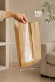 Kraft Windowed Paper Bags 25x33cm 100 Pieces Side Gusseted Packaging Paper Gift Wrapping Kraft Packaging