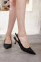 Women's Silvery Pattern Pointed Toe Medium Heel Evening Dress Shoes Imported Material Top Quality - 8