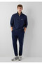 Printed Navy Blue Sweatpants 0010641-70497 - 2