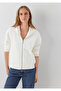 Hooded Ecru Basic Sweatshirt 1S10570-83043 - 2