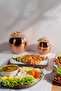 Handmade Gold Copper Sugar Bowl and Snack Bowl Set - 4