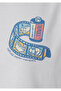 Cat Printed Ecru T-Shirt Regular Fit / Normal Cut 1614149-80194 - 7