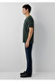 Stretch Green Basic T-Shirt Regular Fit / Normal Cut 0610252-71602 - 4