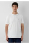 Ecru Basic T-Shirt Regular Fit / Normal Cut 0612736-71609 - 3