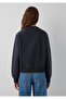 Navy Blue Basic Sweatshirt 1S10578-70499 - 5