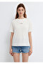 Printed Ecru T-Shirt Regular Fit / Normal Cut 1614304-70057 - 3