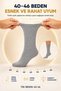 Original Men's 4-Pair Diabetic-Friendly Sugar Socks - Ultra Flexible Seamless Design Non-Tightening Seamless Skin-Friendly Breathable Premium Bamboo - Daily Long Sock Socks |   4 Colors 40-46 Sizes - 6