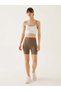 Lucia Biker Tights Light Brown