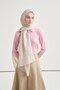 Noire Pattern Liora Cotton Shawl Silver - 2