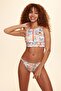 Unıqe Adjustable Thin Edge Bikini Bottom Tropik 229208-D - 4