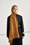Elira Jacquard Silk Shawl Mustard - 3