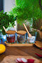Marsala Bamboo 3-Piece Spice Rack Set with Spoon and Stand 190 Cc - 3