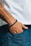316L Black Oxidized Steel Sailor Men's Bracelet - 2