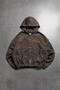 Havoc Leopard Men's Crop Zip Hoodie Jacket