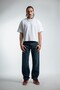 Light Navy Baggy Fit Men's Jeans - 4