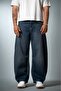 Hustle Blue Barrel Fit Modern Baggy Men's Jean Pants