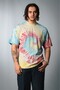 Rainbow Tie Dye Oversize Men's T-Shirt Nf0695Ks - 2