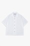 White Boxy Oversize Linen Men's Shirt - 2