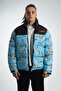 Chrome Flames Men's Puffer Coat Jacket Nf0506Mv - 5