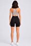 Women's Black Shorts Leggings High Waist Stretchy Fitness Biker Leggings - 3