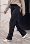 Corded Black Knitwear Trousers - 3