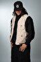 Beige Multi-Pocket Utility Cargo Men's Vest - 5