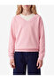 Layered V-Neck Long Sleeve Cotton Embroidered Sweatshirt - 2