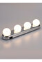 مرآة مكياج بإضاءة أمامية LED