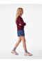 Viscose Blended Color Block Crew Neck Long Sleeve T-Shirt - 3