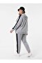 Women's Side Stripe Detailed Large Size Tracksuit Set 3504-23 - 3